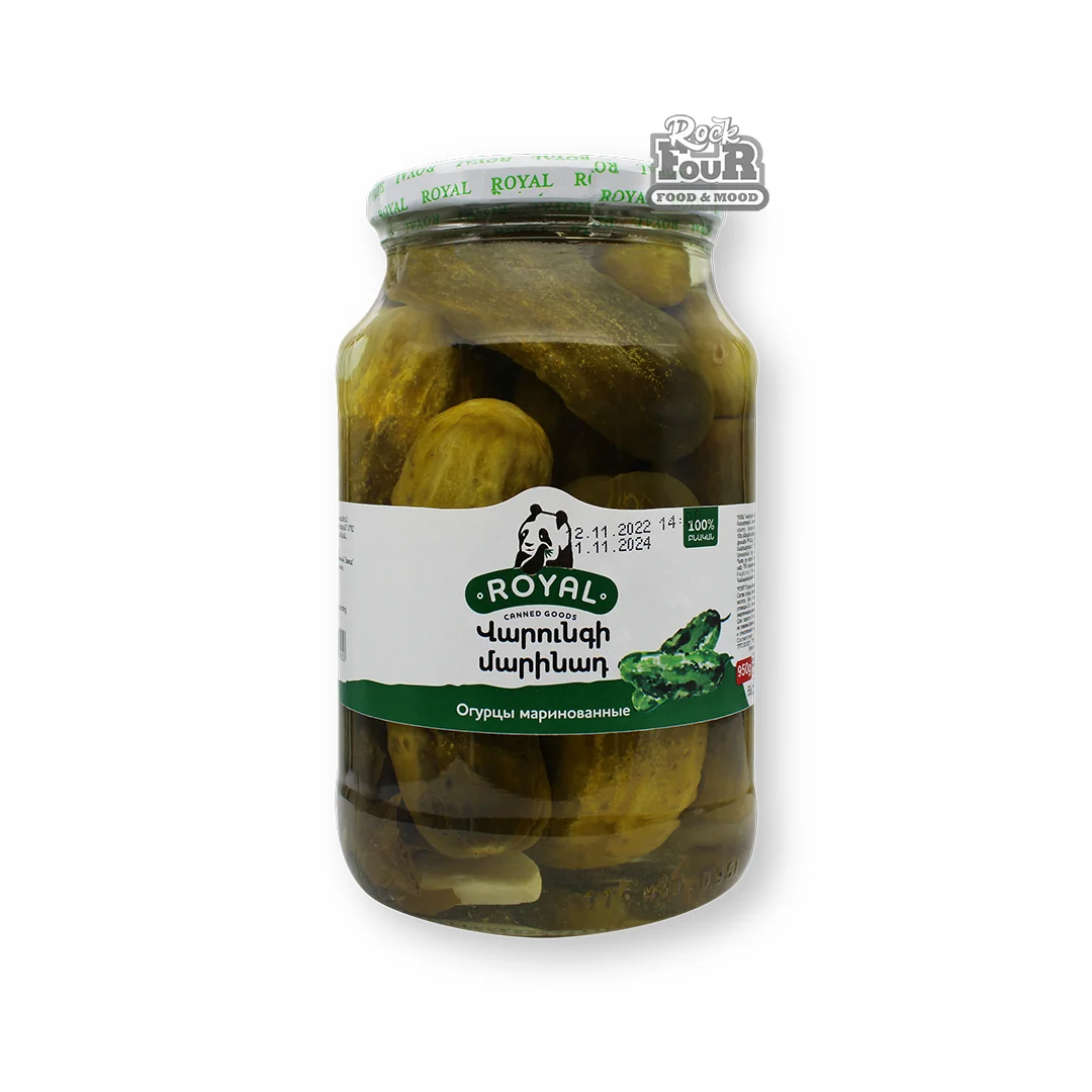 Cucumber pickled "Royal" 950g